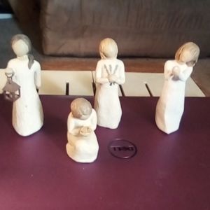 4 Willow Tree Angels